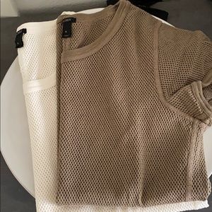 J.Crew Mesh T-Shirts (2 colours)